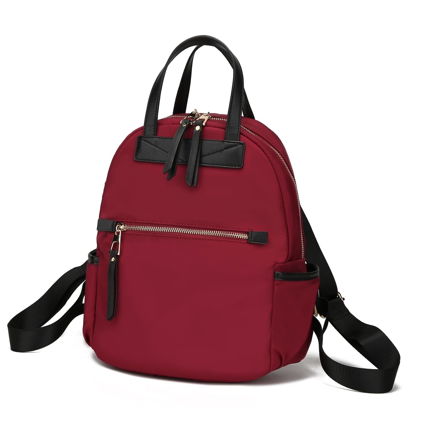 MKF Collection Greer Backpack For School Travel Work By Mia K. - Maroon