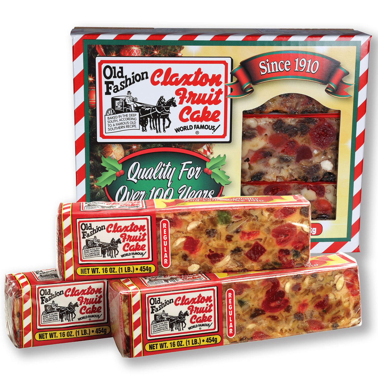 Claxton Fruit Cake, 16 Ounce (3 Pack)