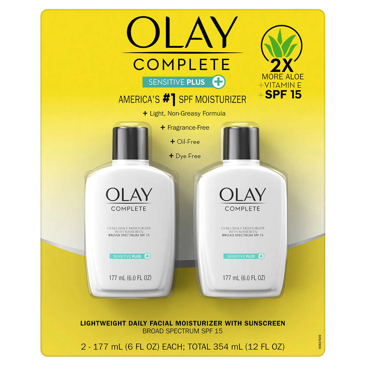 Olay Complete Sensitive 6 Fl Oz, SPF 15, 2 Pack