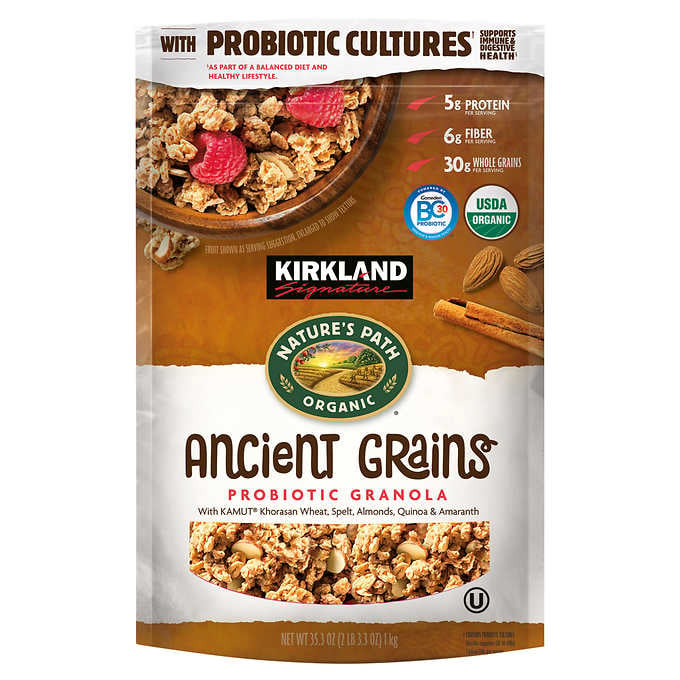 Kirkland Signature Organic Ancient Grain Granola, 35.3 Ounce