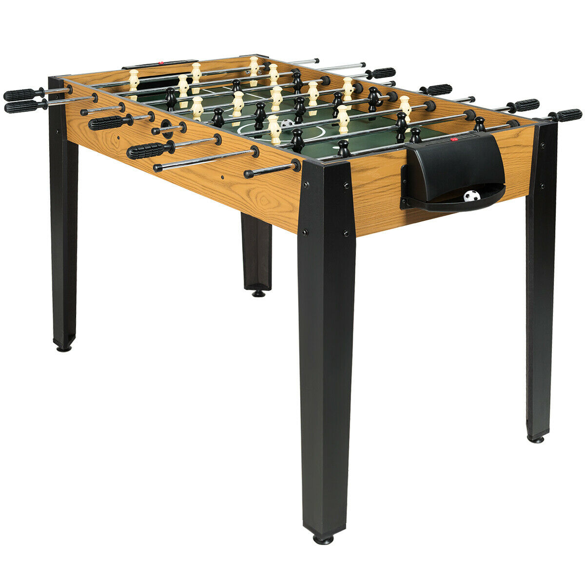 48'' Competition Sized Wooden Soccer Foosball Table Home Recreation Adults & Kids