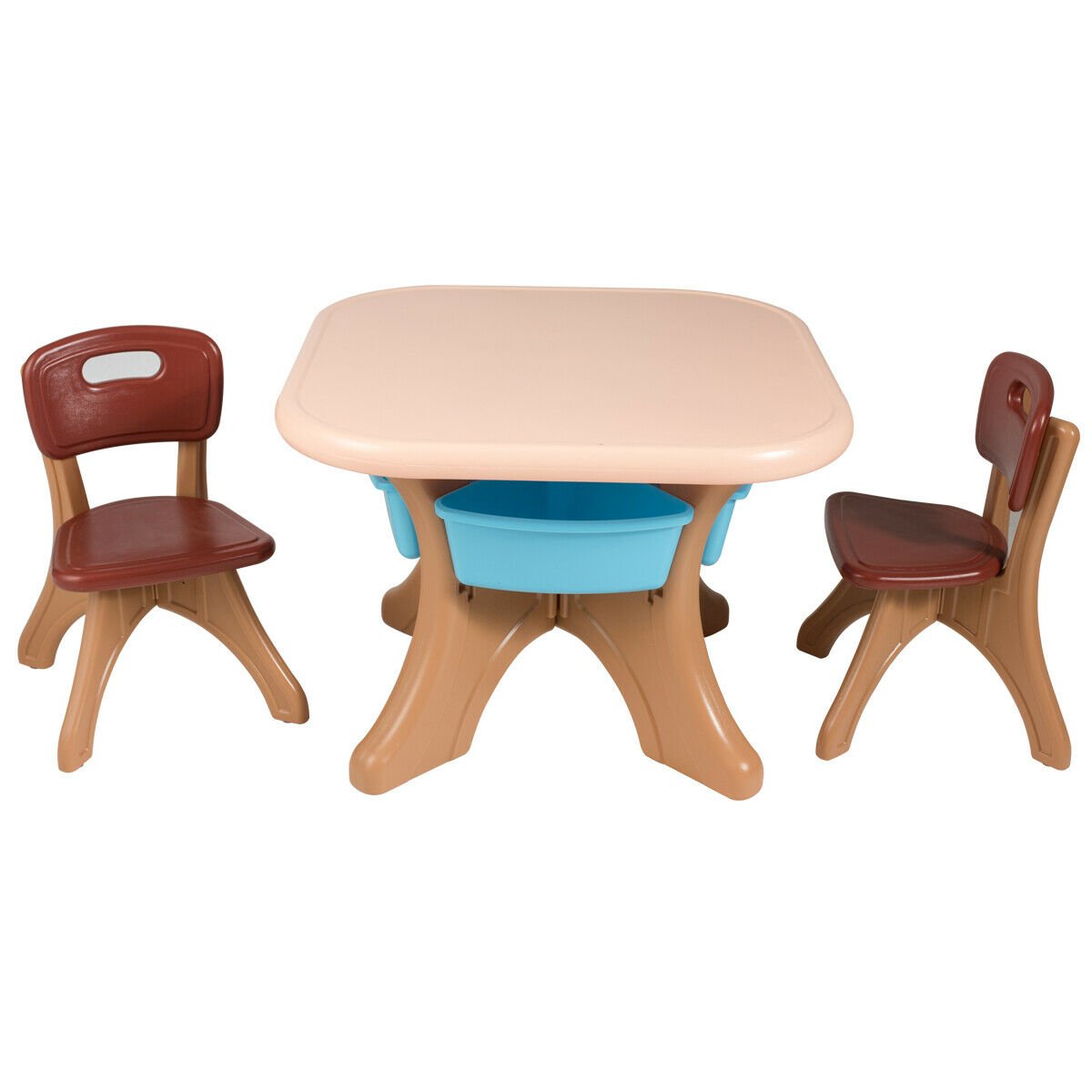 Children Kids Activity Table Chair Set Play Set Furniture W/Storage