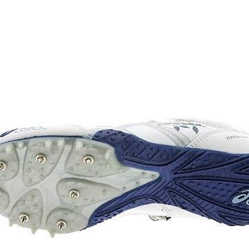 ASICS Women's Rocketgirl SP Field & Track Shoes White/Silver/Blue - GN556.0193 WHITE/SILVER/BLUE - WHITE/SILVER/BLUE, 10