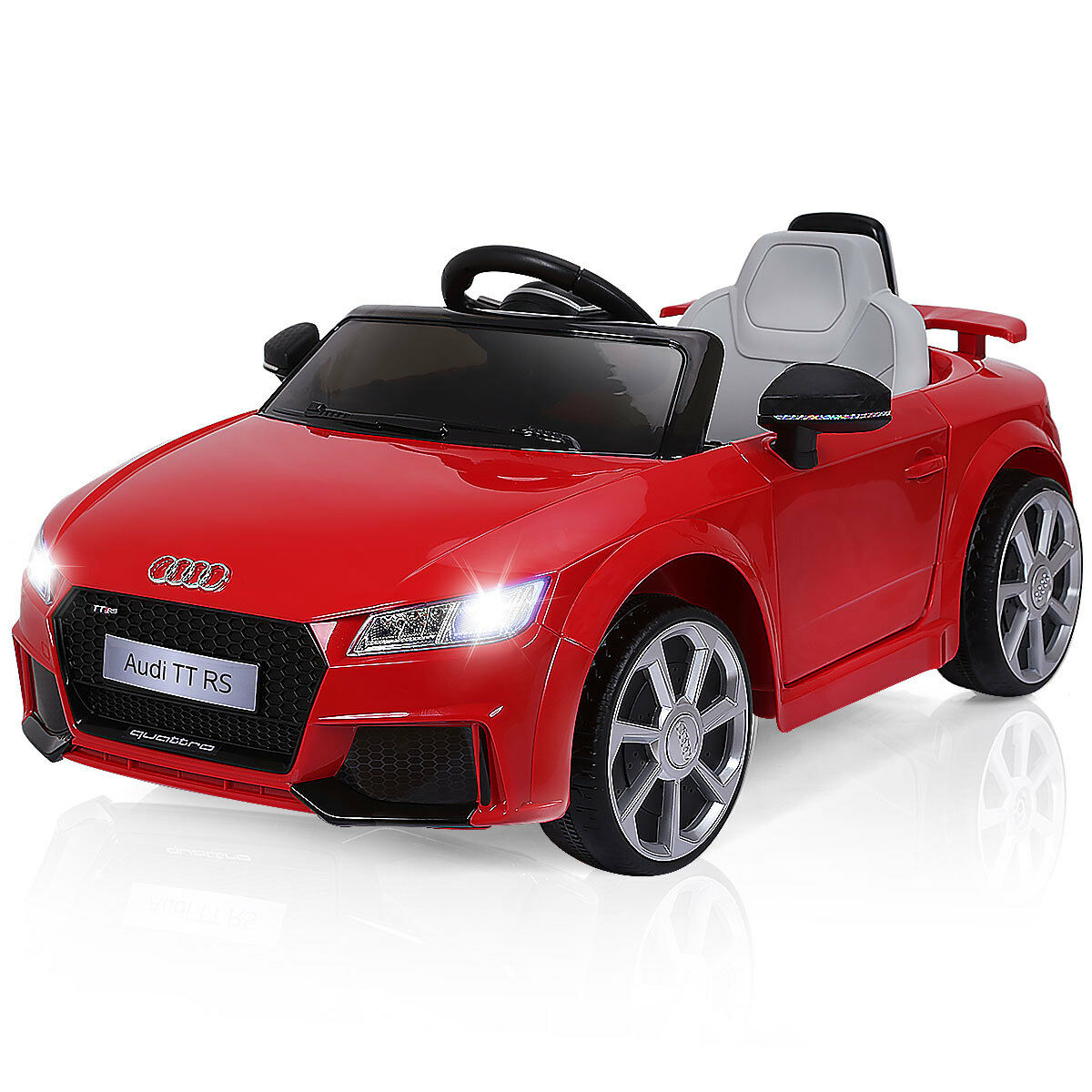 12V Audi TT RS Electric Kids Ride On Car Licensed Remote Control MP3 - Red
