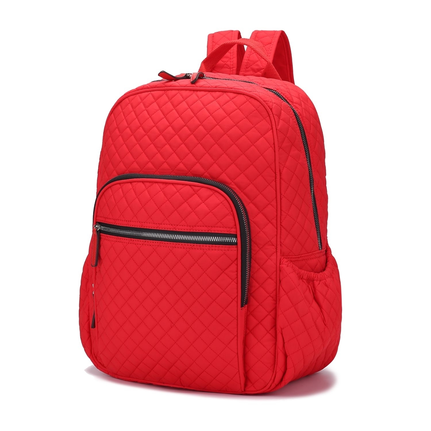 MKF Collection Mycelia Quilted Backpack By Mia K. - Red