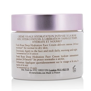 Fresh Rose Deep Hydration Face Cream - Normal To Dry Skin Types 50ml/1.6oz