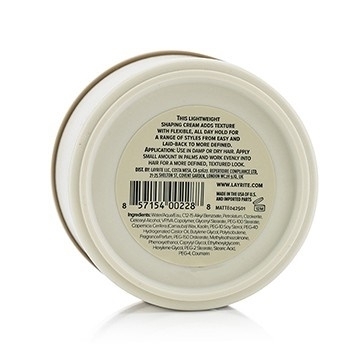 Layrite Natural Matte Cream (Medium Hold Matte Finish Water Soluble) 120g/4.25oz