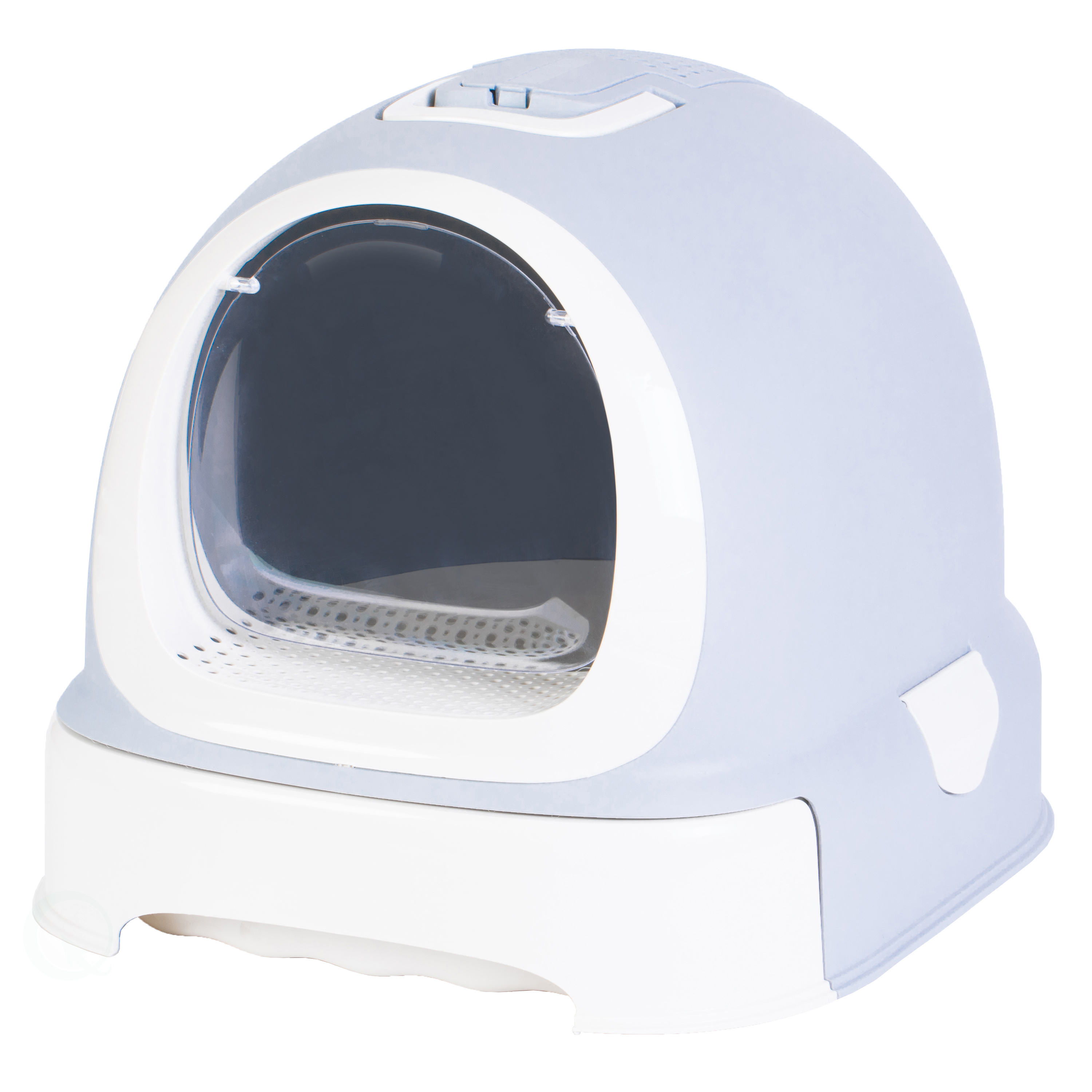 Fully Enclosed Hooded Litter Pan With Front Entry Odor Close Door, Cat Litter Scoop Included - Litter Box