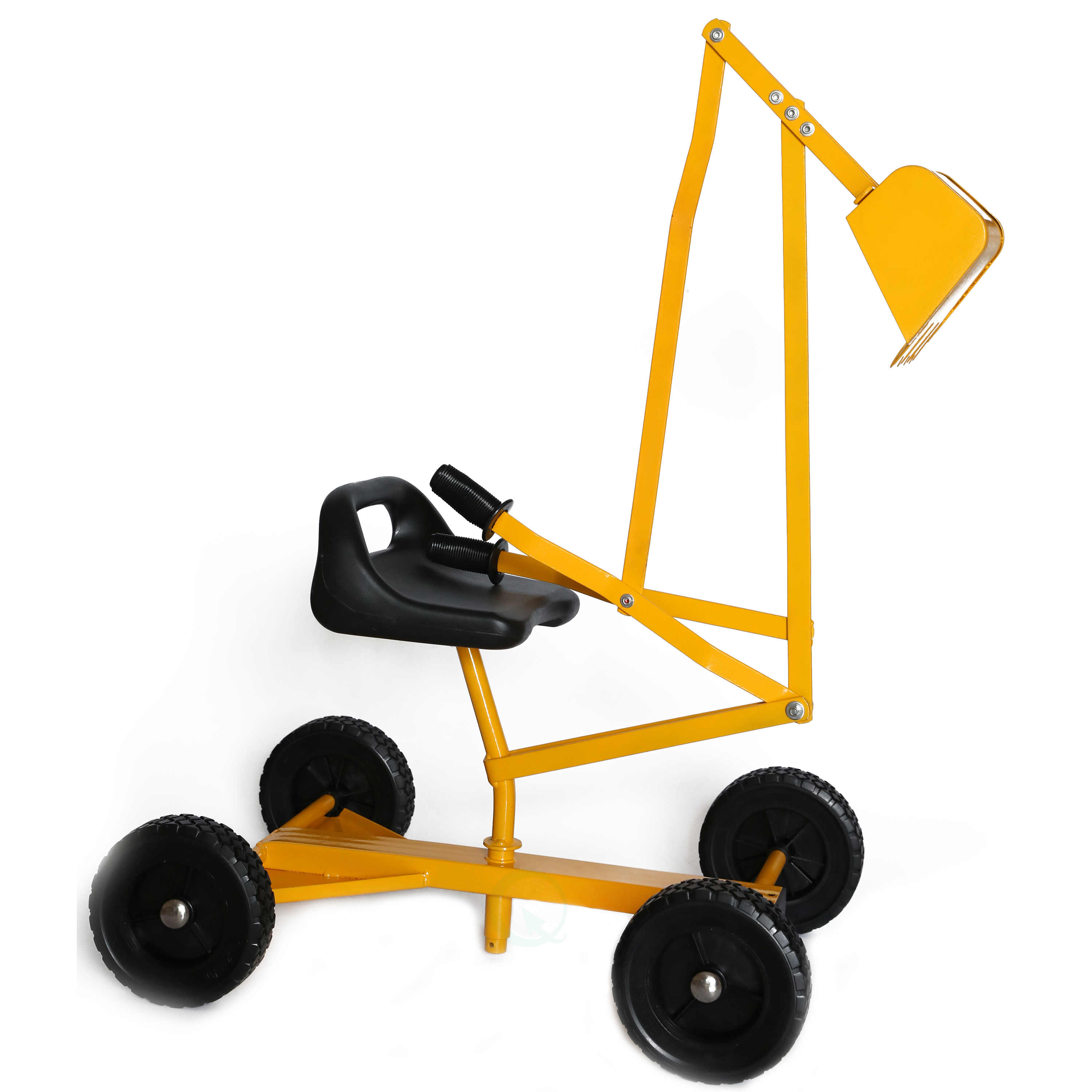 Metal Sand Digger Toy Crane With Wheels