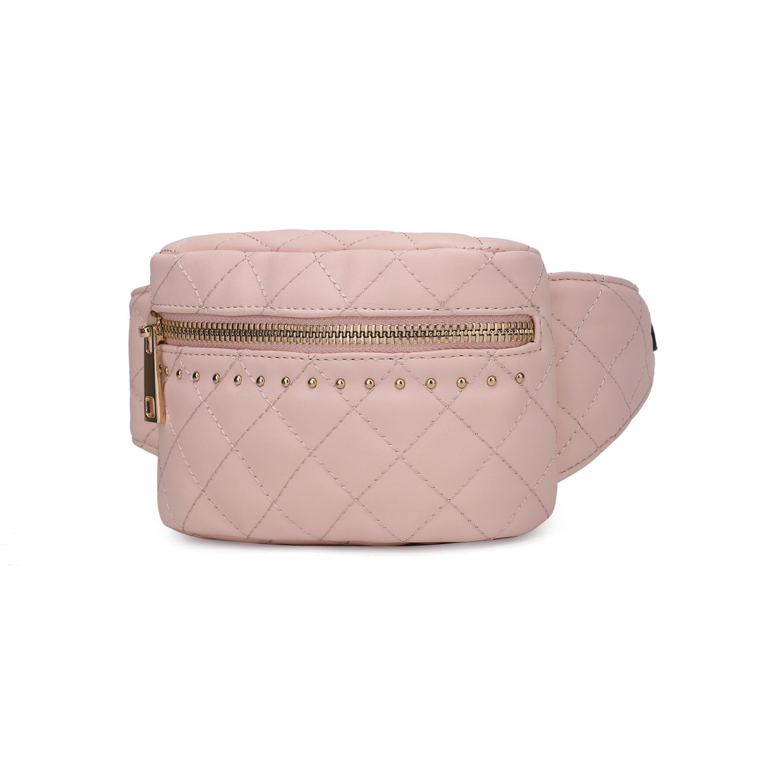 MKF Collection Camilla Quilted Belt Waist Handbag By Mia K. - D Pink