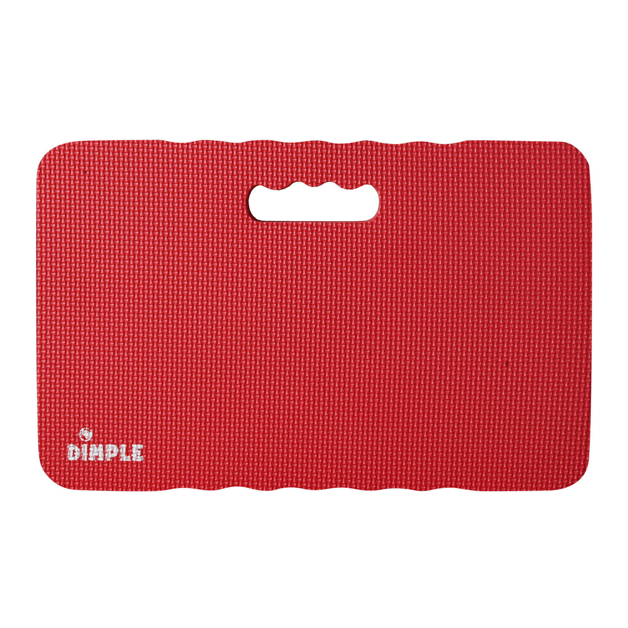 Dimple High Density 1.5 Thick Foam Comfort Kneeling Pad Mats For Gardening Knee Support, Exercise, Yoga Mat, Garden Cushions (Red)