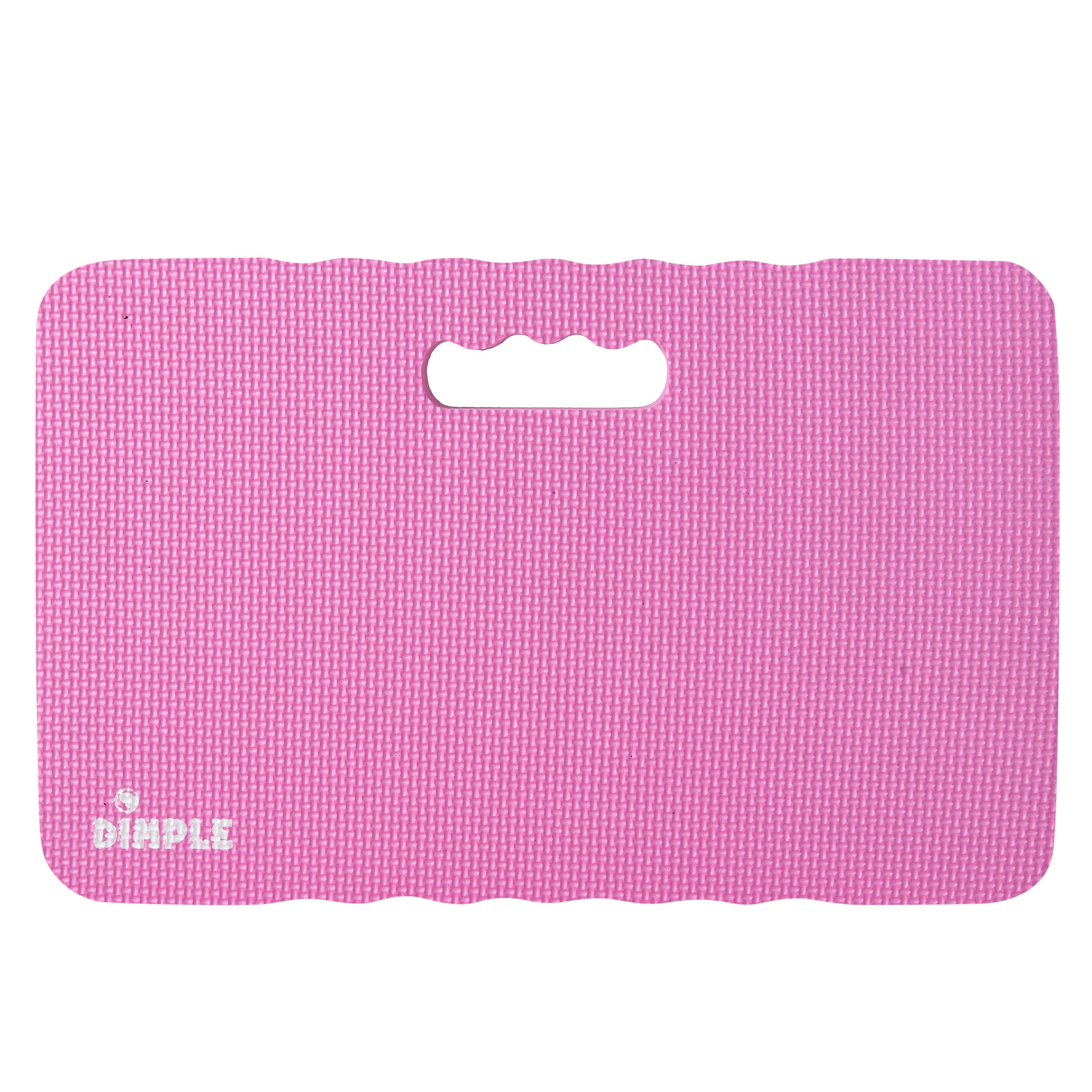Dimple High Density 1.5 Thick Foam Comfort Kneeling Pad Mats For Gardening Knee Support, Exercise, Yoga Mat, Garden Cushions (Pink)
