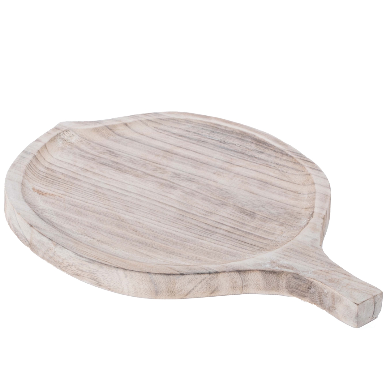Wooden Leaf Shape Serving Tray Display Platter