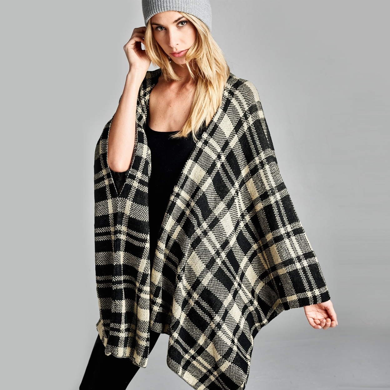 Get Your Plaid On Poncho