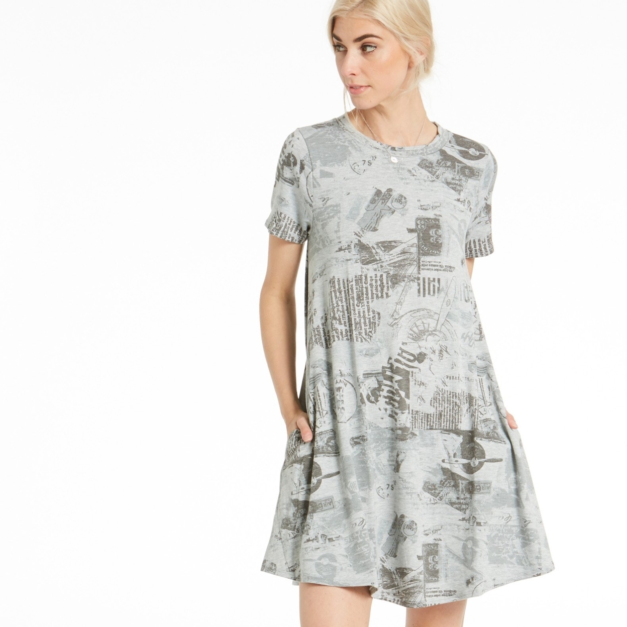 Old World New Discovery Dress - Gray Charm, Small (2-4)