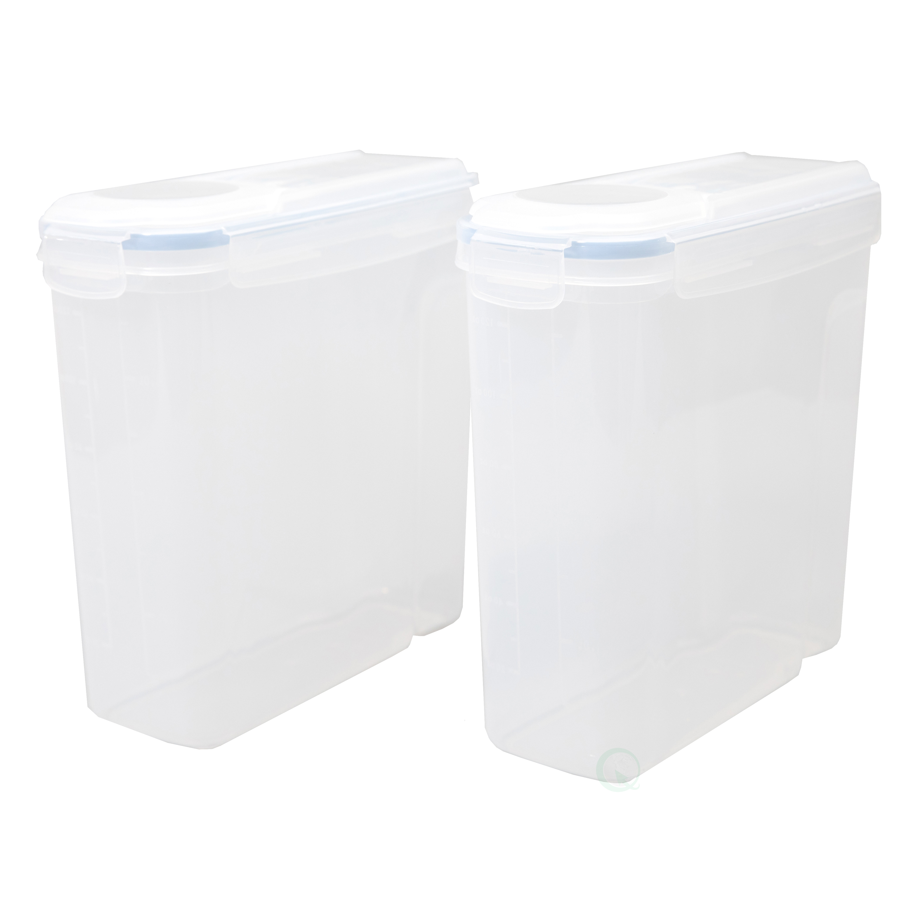 BPA-Free Plastic Food Containers With Airtight Spout Lid Set Of 2 - Small