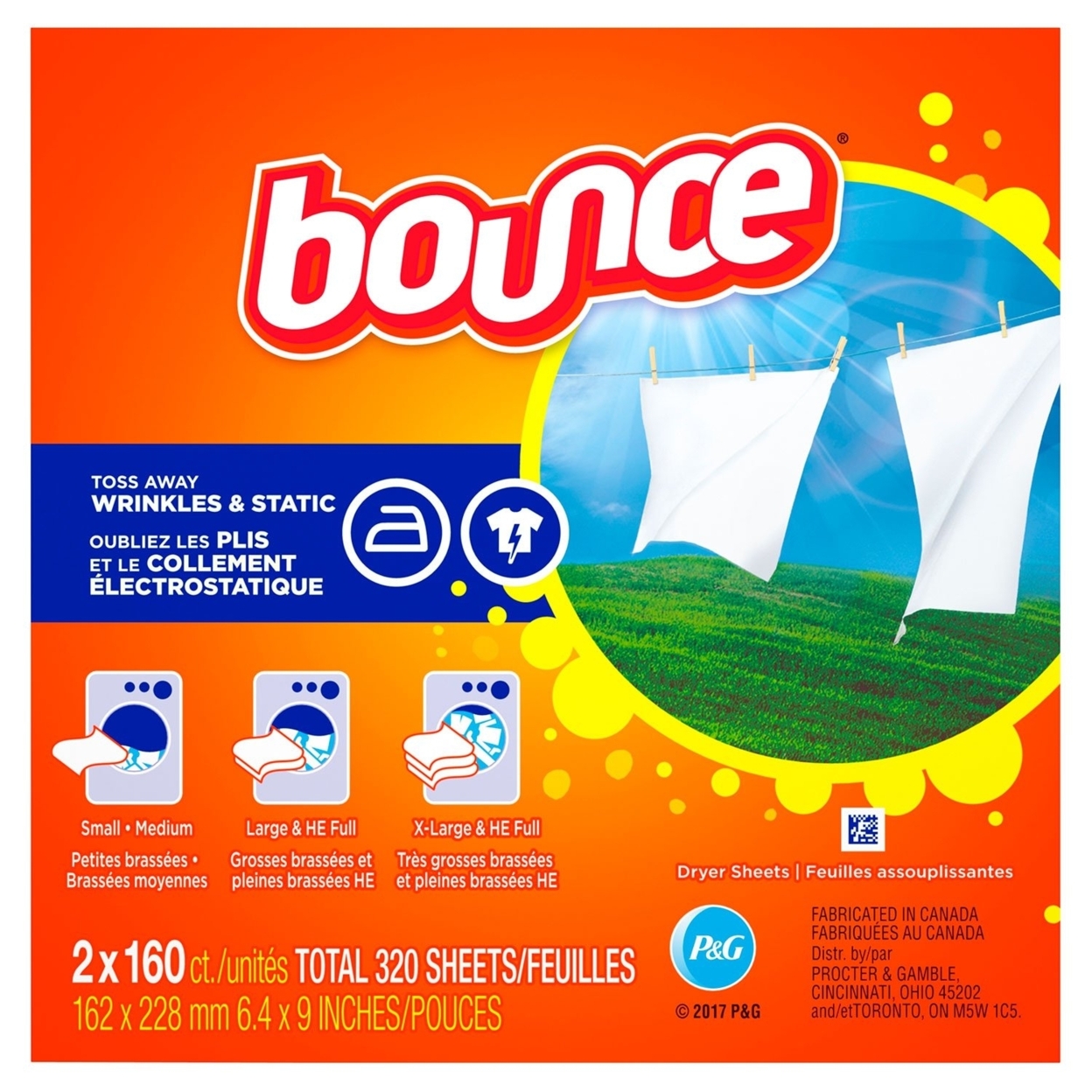 Bounce Dryer Sheets (320 Count)