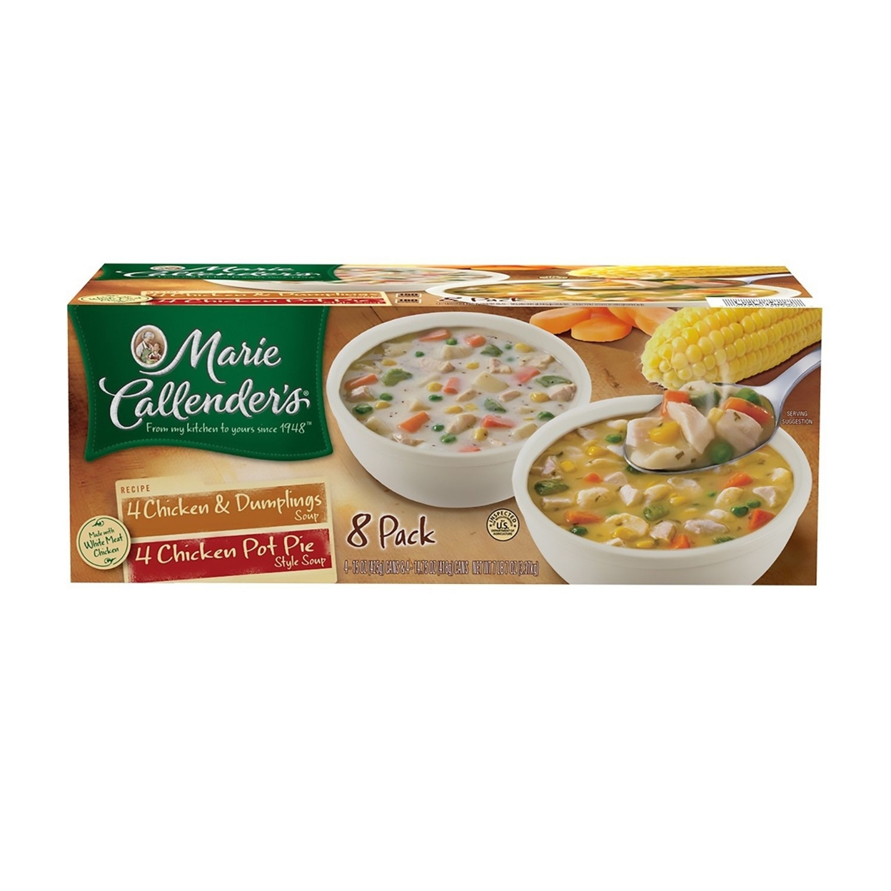 Marie Callender Chicken Variety Soup, 8 Pack