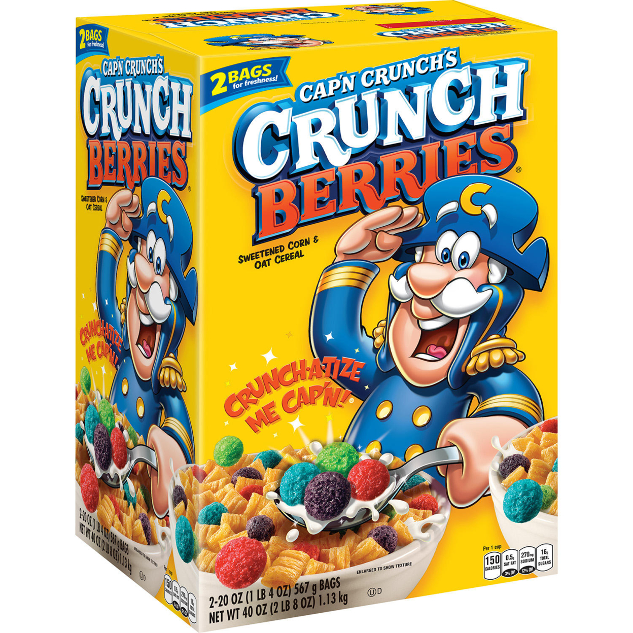 Cap'n Crunch's Crunch Berries Cereal (40 Ounce)