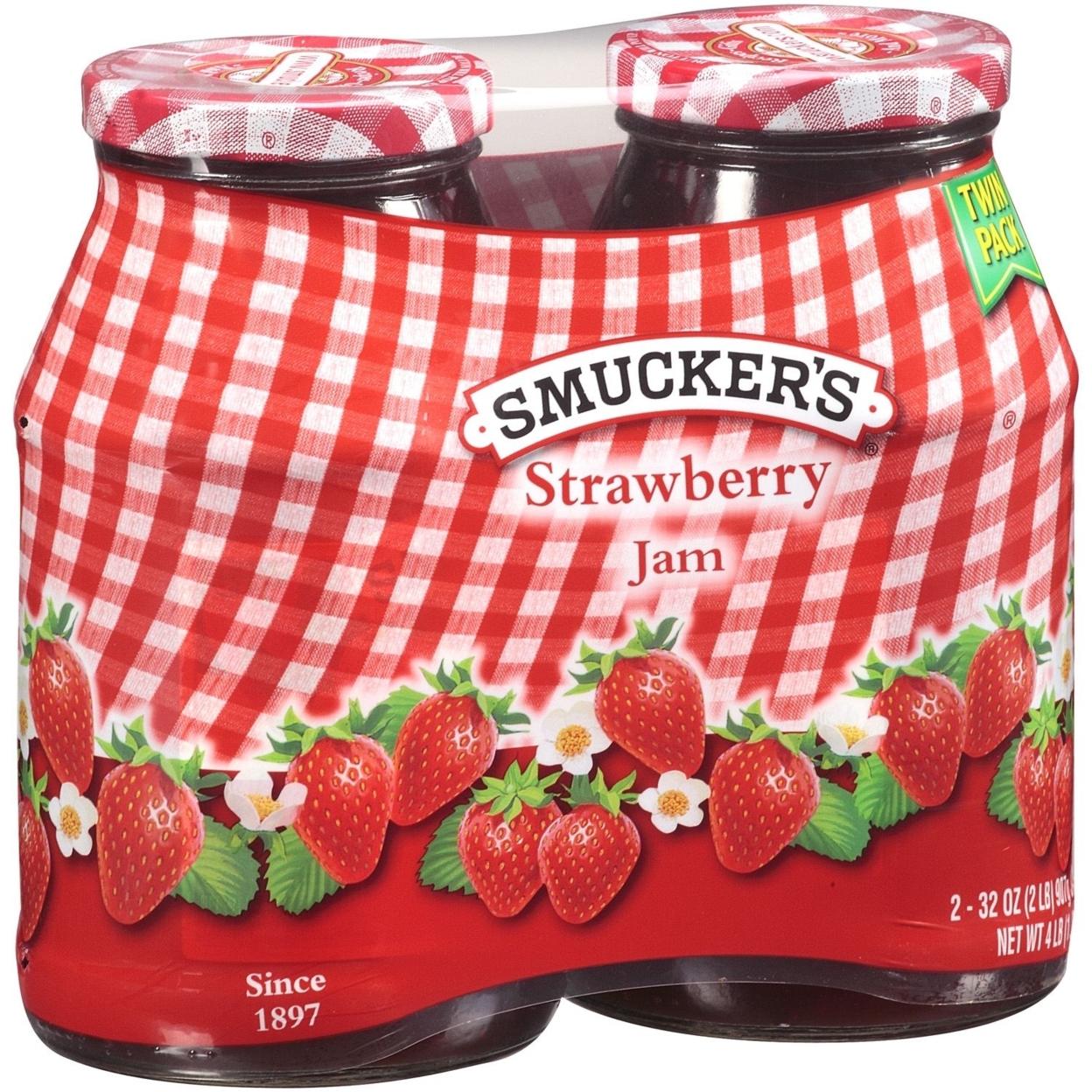Smucker's Strawberry Jam - 2/32 Ounce Jars