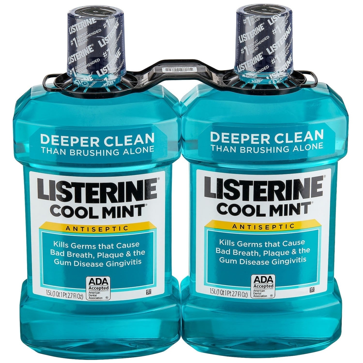 Cool Mint Listerine Antiseptic Mouthwash (2 X 1.5lt)