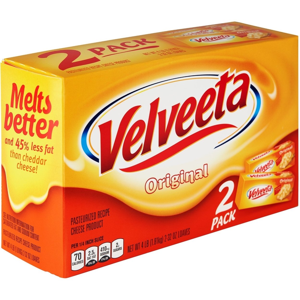 Velveeta Original Cheese (32 Ounce, 2 Count)