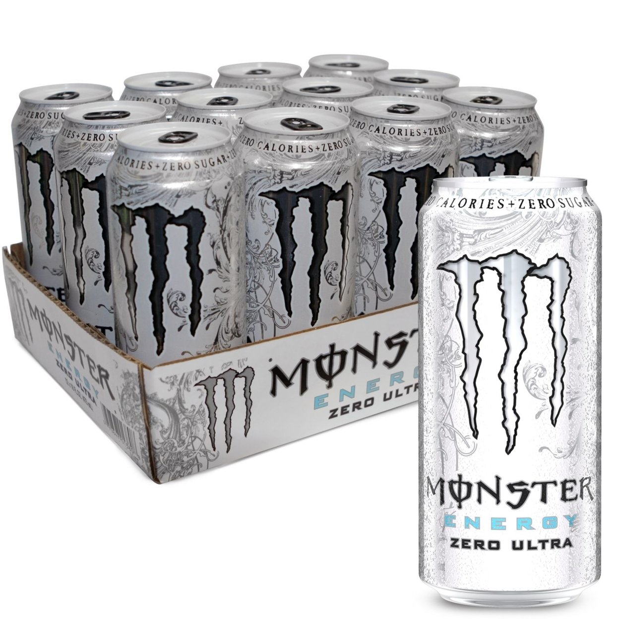 Monster Zero Ultra - 16 Ounce - 24 Pack