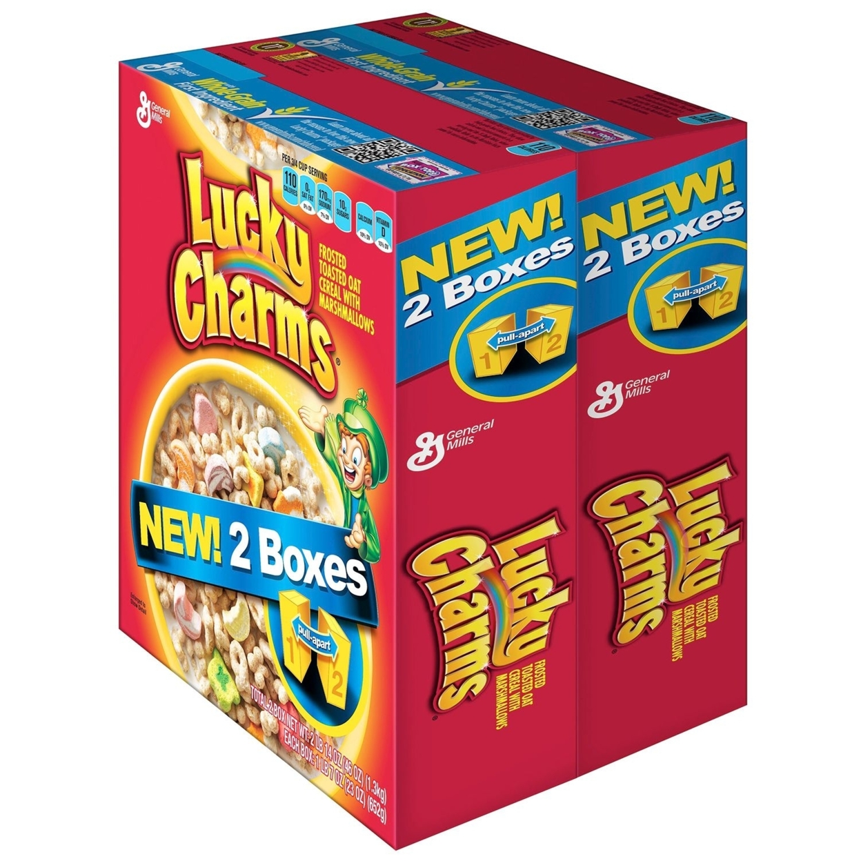 Lucky Charms - 23 Ounce Boxes - 2 Pack