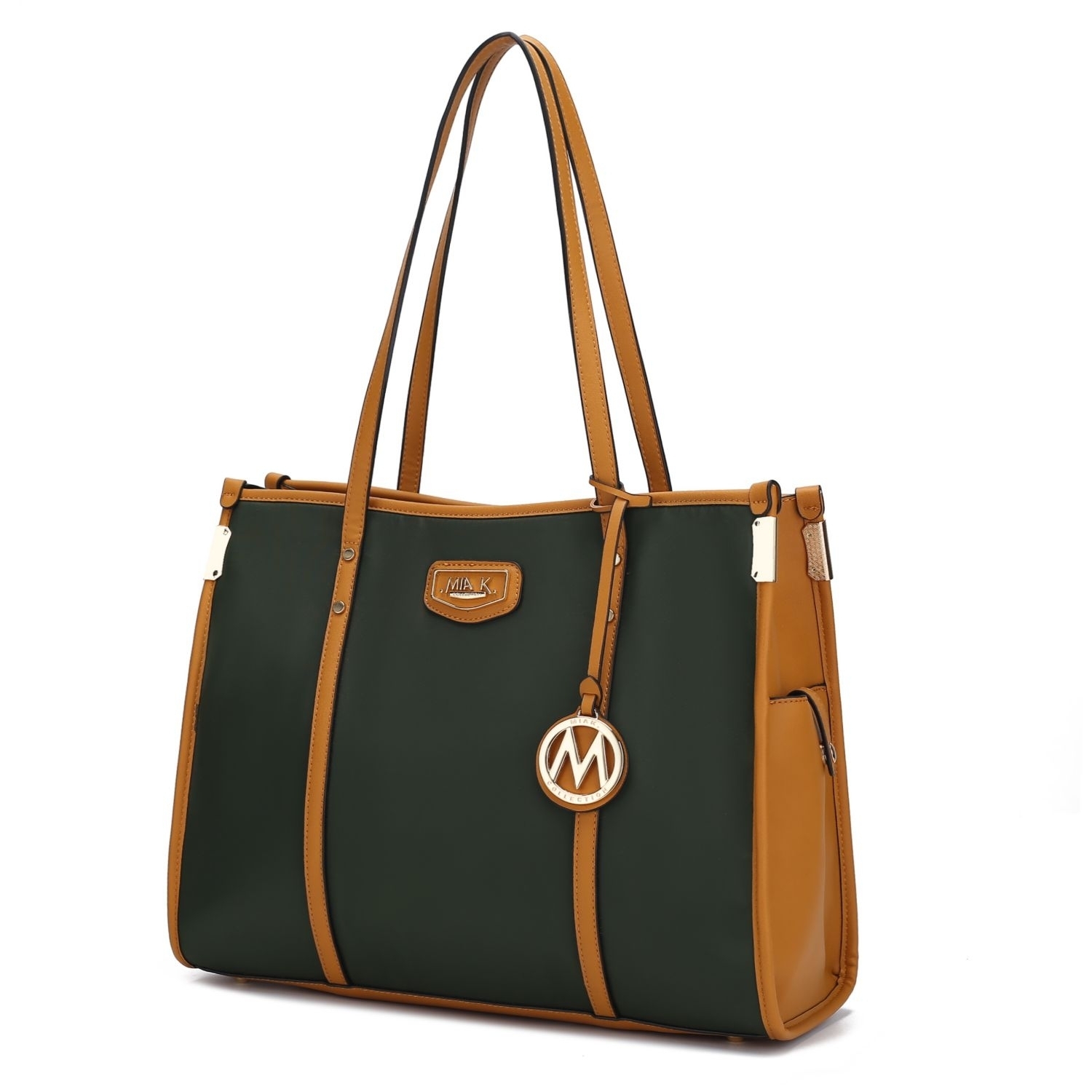 MKF Collection Kindred Oversize Tote Handbag By Mia K. - Olive Mustard