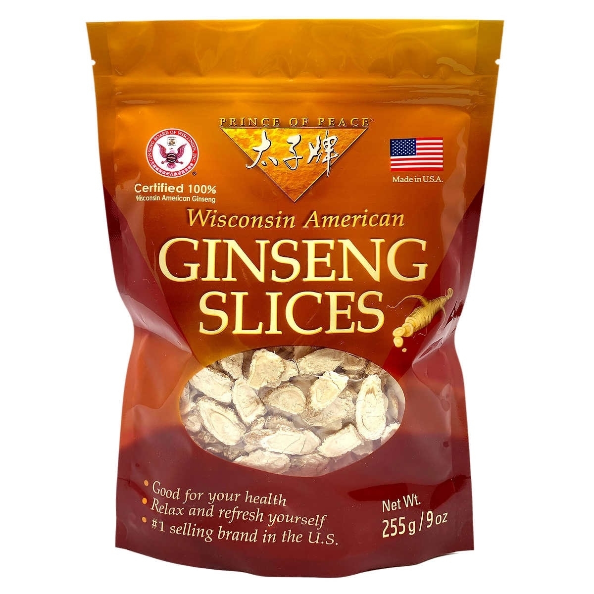 Prince Of Peace Ginseng Root Slices, 9 Ounces