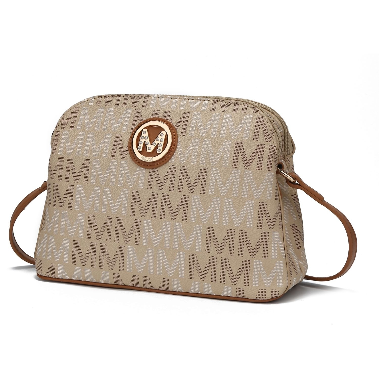 MKF Collection Niecy M Signature Crossbody Handbag By Mia K. - White