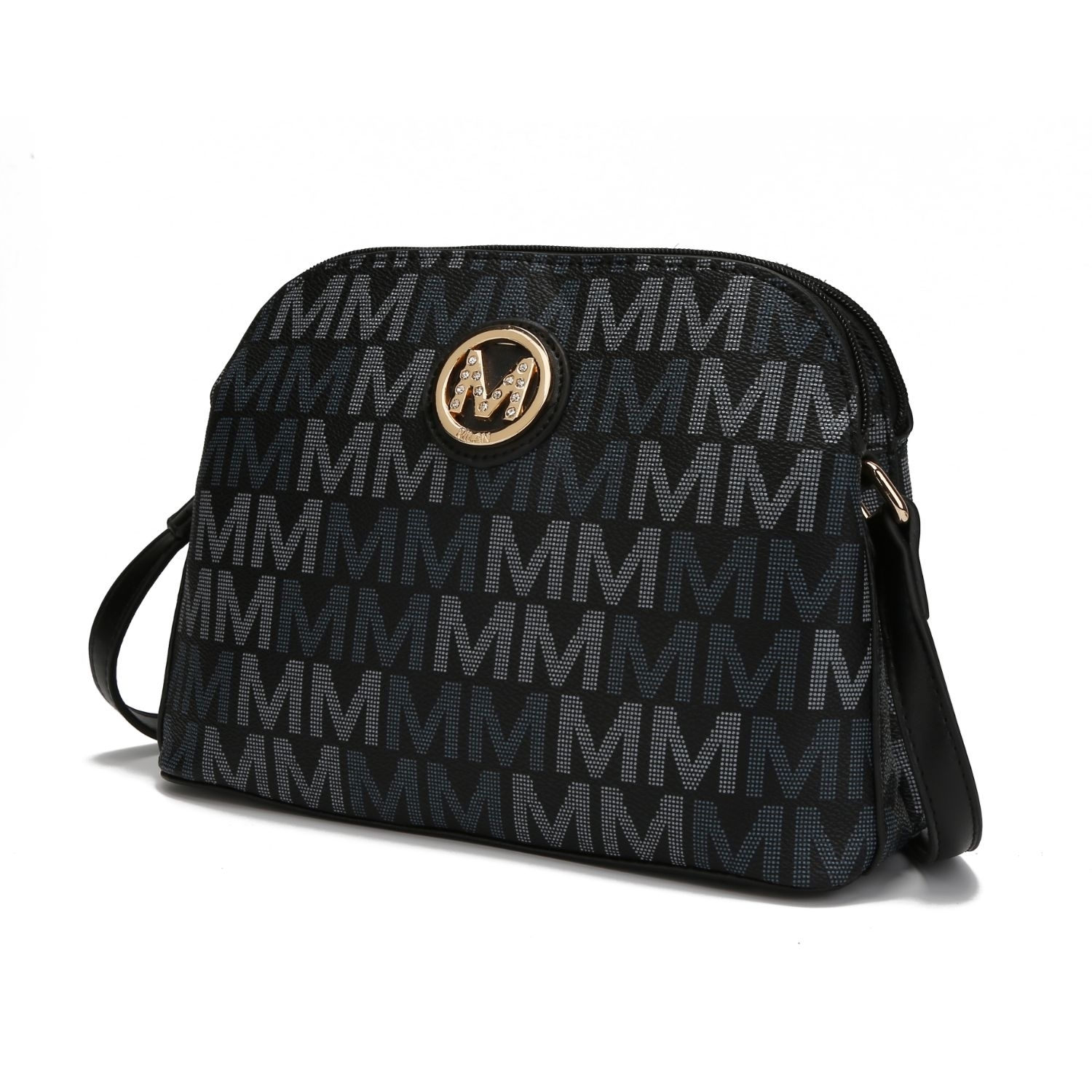 MKF Collection Niecy M Signature Crossbody Handbag By Mia K. - Black