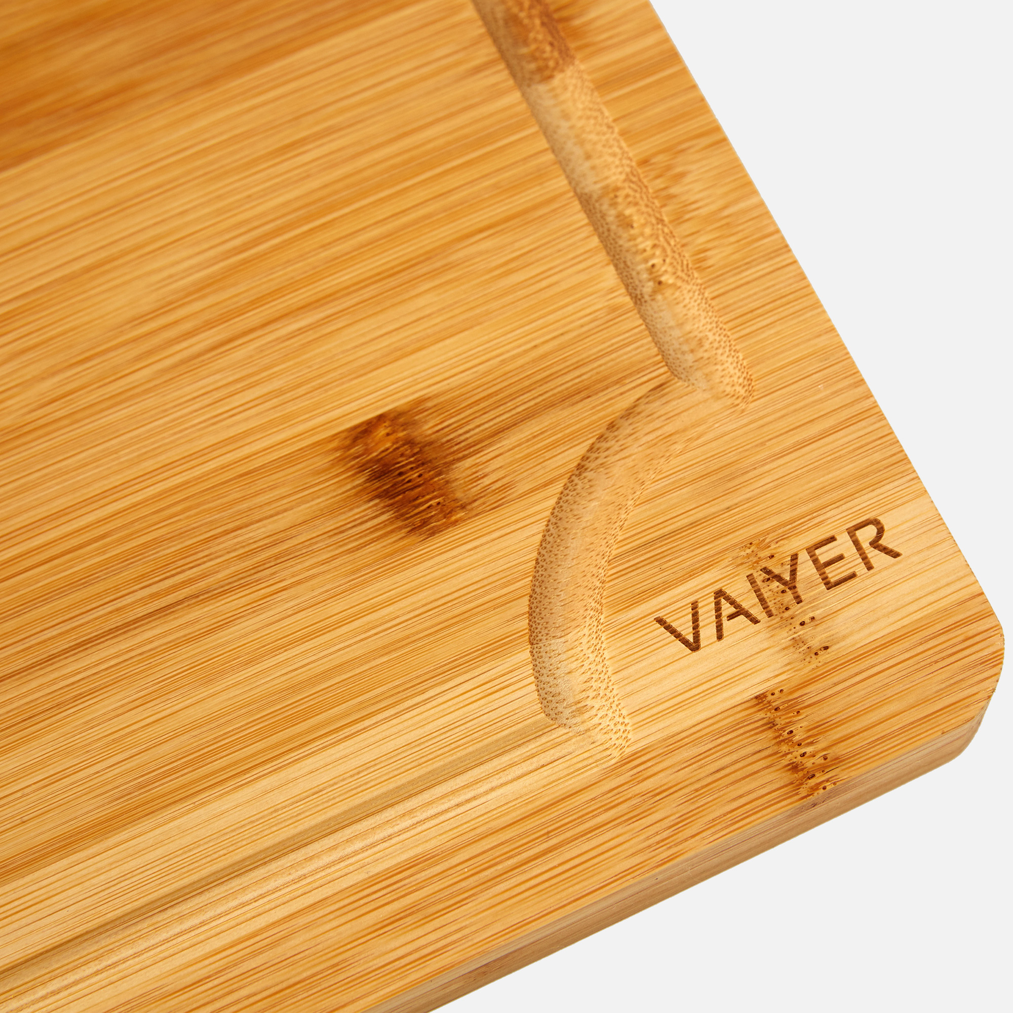 Vaiyer Organic Bamboo Cutting Board W/ Juice Groove, Heavy Duty Kitchen Chopping Board For Meat, Chicken, Fish, Cheese And Vegetables
