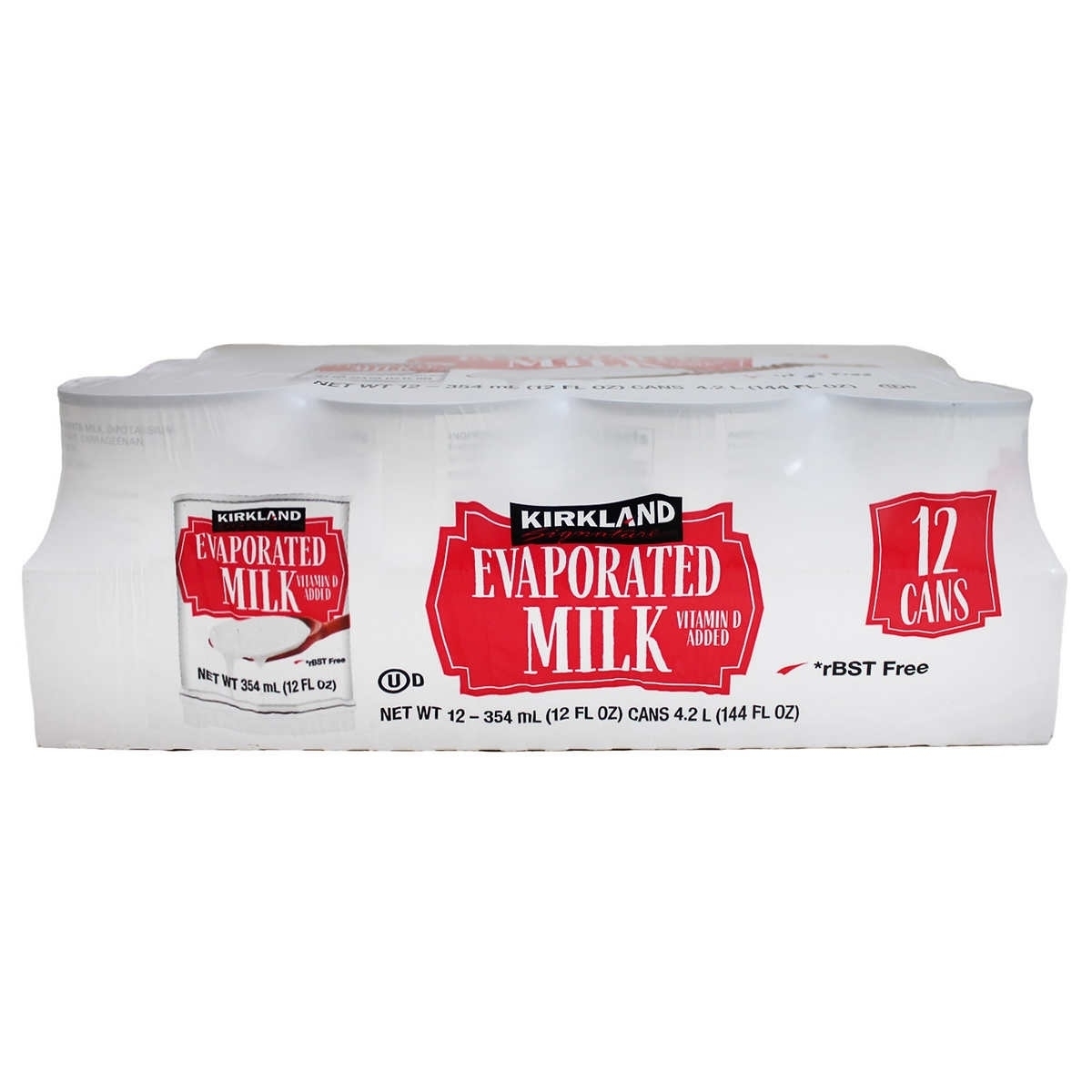 Kirkland Signature Evaporated Milk, 12 Fluid Ounce (12 Count)