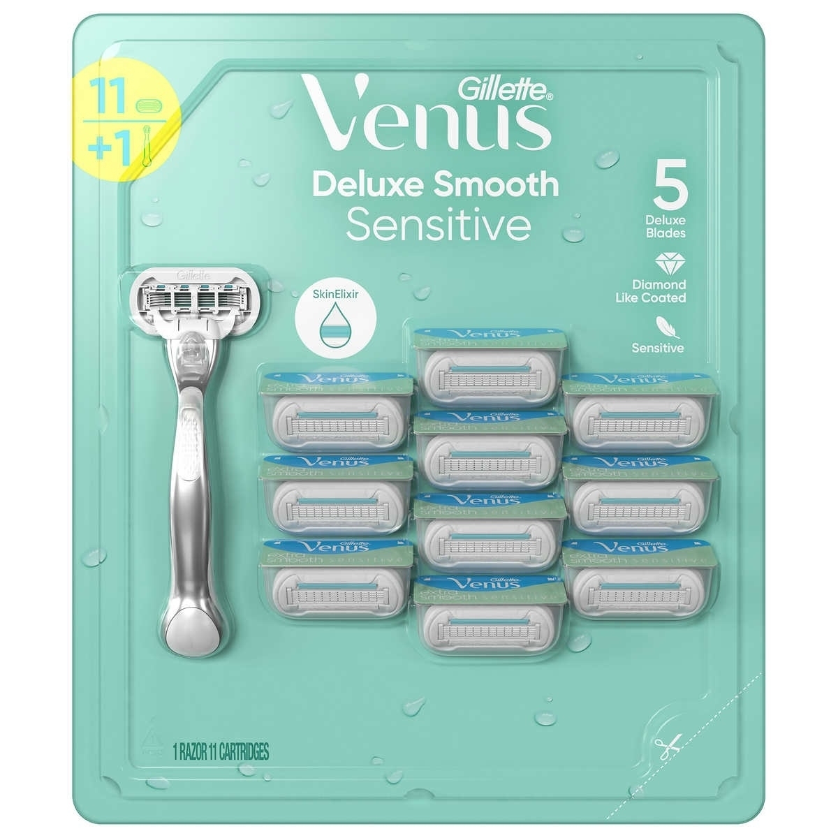 Gillette Venus Deluxe Smooth Razor, 11 Count
