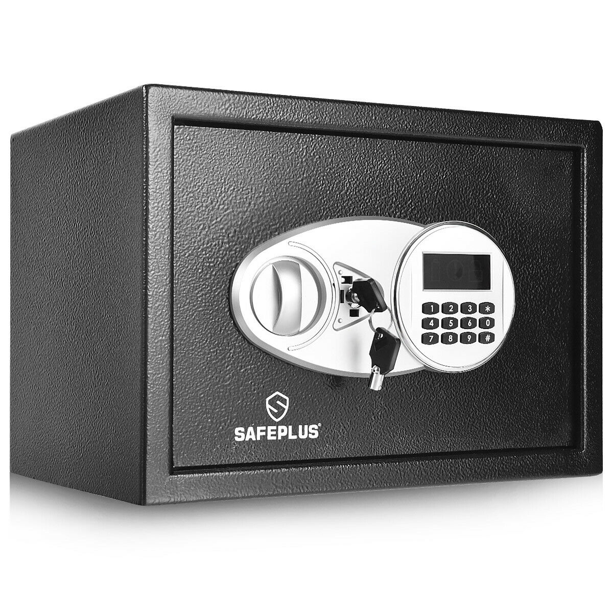 Security Safe Box 2-Layer Cabinet Safe W/Electronic Digital Keypad Deposit Box