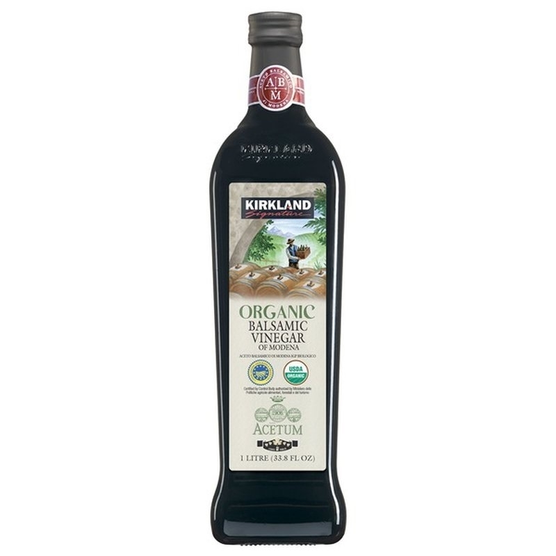 Kirkland Signature Organic Balsamic Vinegar, 1 Liter (33.81 Fluid Ounce)