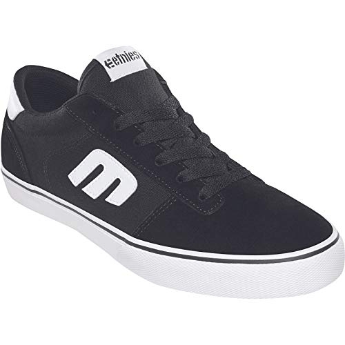 Etnies Men's Calli Vulc Low Top Skate Shoe BLACK/WHITE - BLACK/WHITE, 8