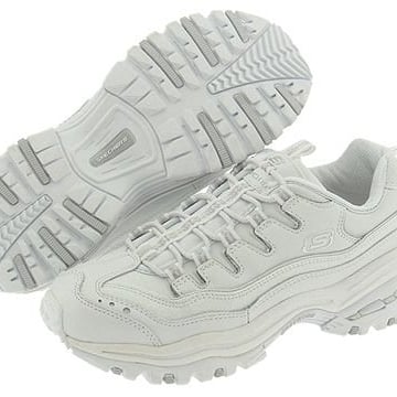 Skechers Sport Women's Slingshot Sneaker WHT - White/Silver, 10
