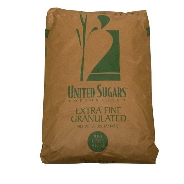 UPC 785921070102 product image for United Sugars Extra Fine Granulated Cane Sugar, 50 Pounds | upcitemdb.com