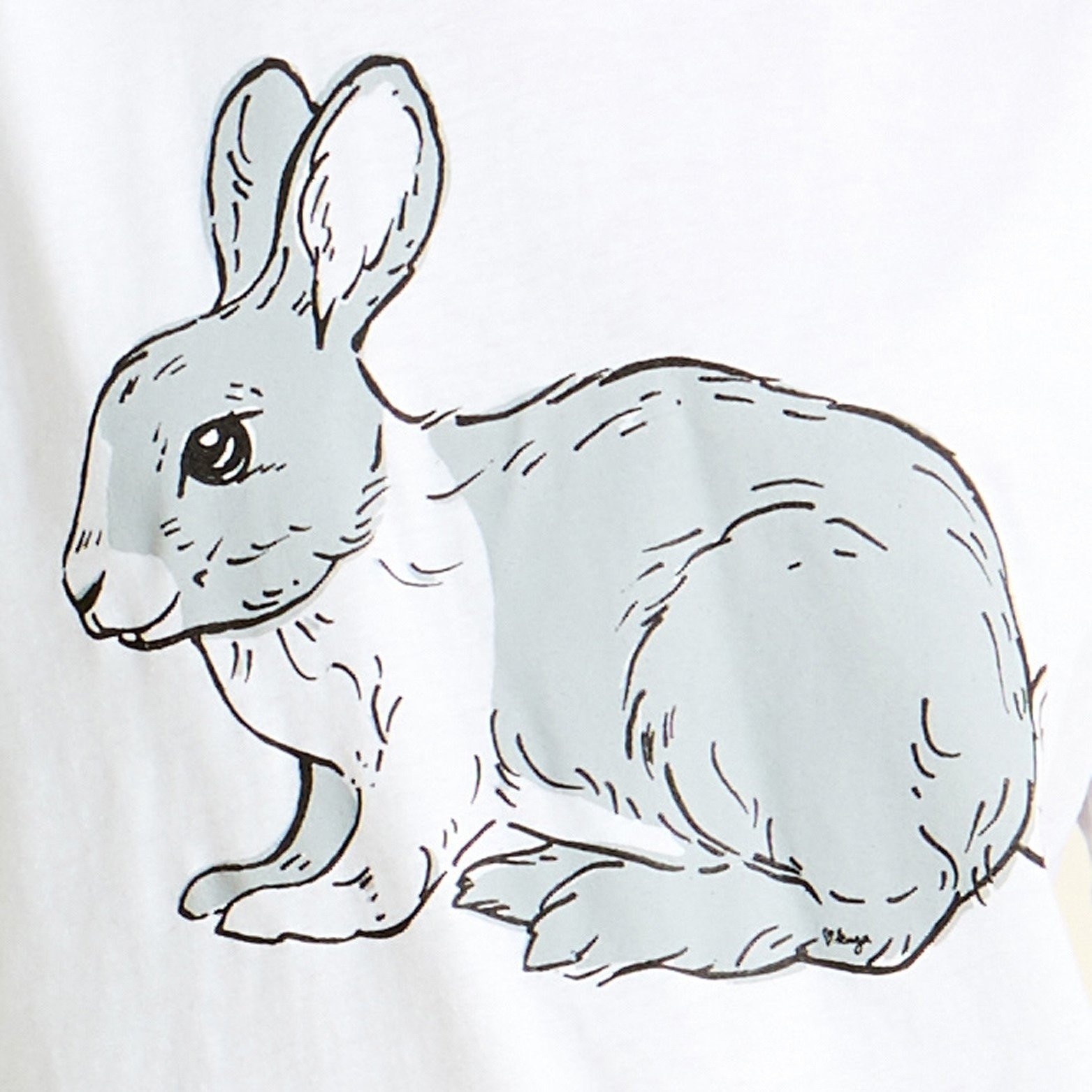 Zoology Fam Tee - Rabbit, Small (2-8)