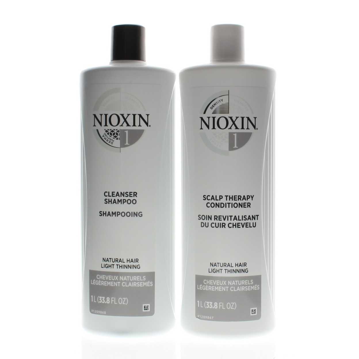 Nioxin System 1 Cleanser + Scalp Therapy 33.8oz/Liter Duo