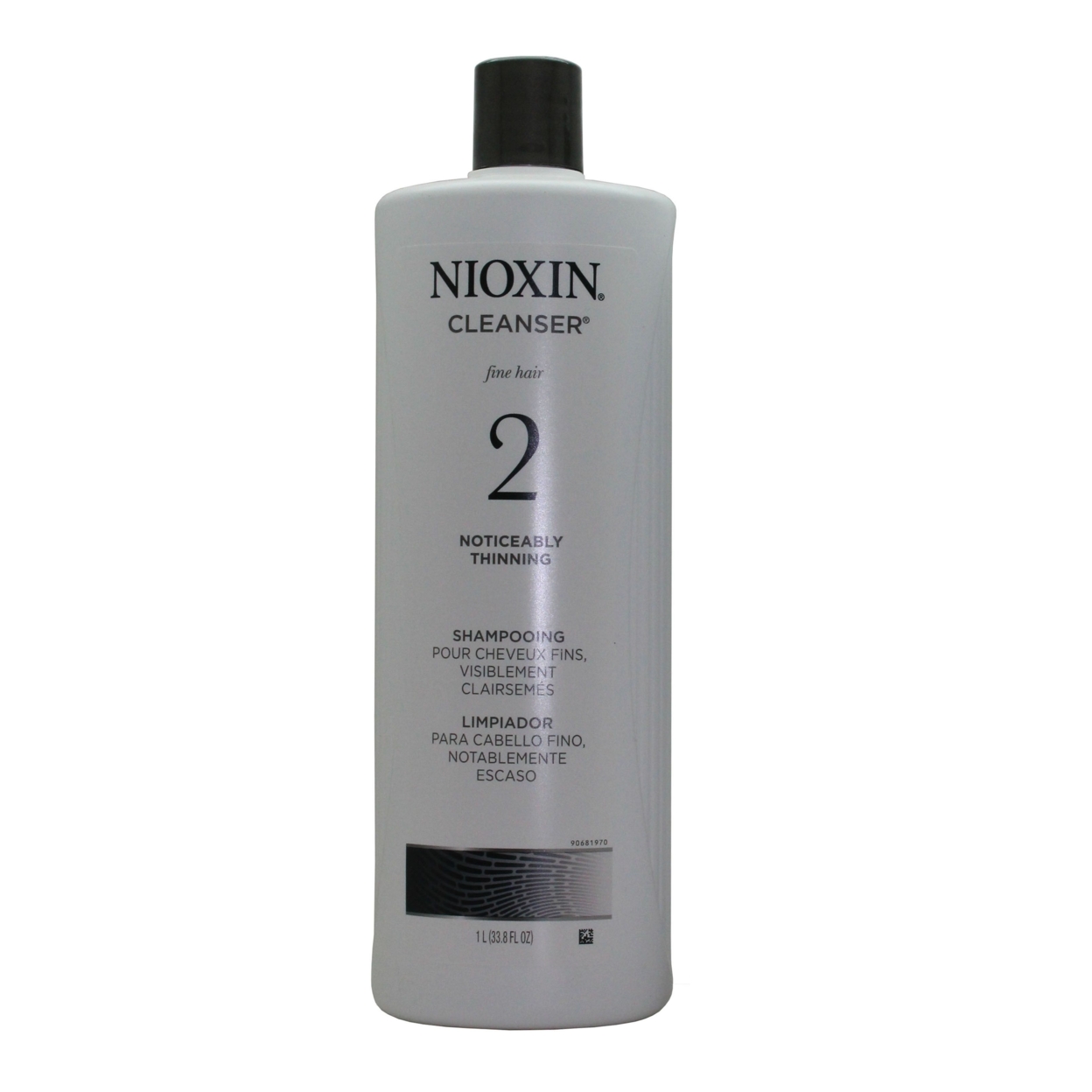 Nioxin System 2 Cleanser Shampoo, Fine Hair 33.8oz/1 Liter