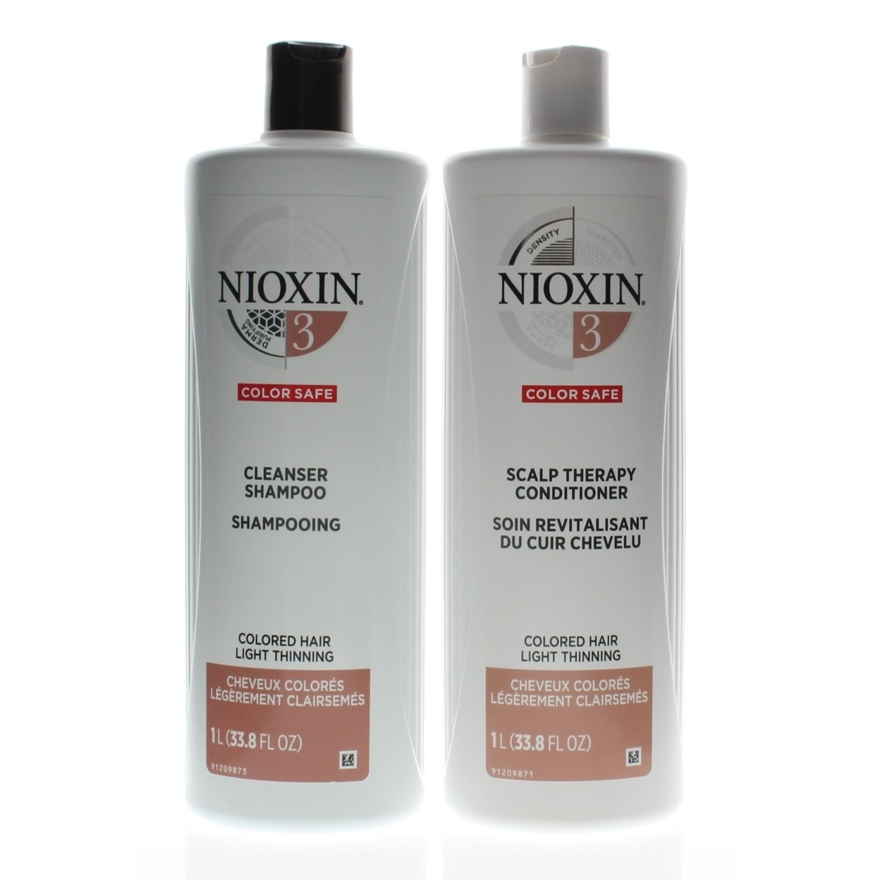Nioxin System 3 Cleanser + Scalp Therapy 33.8oz/Liter Duo