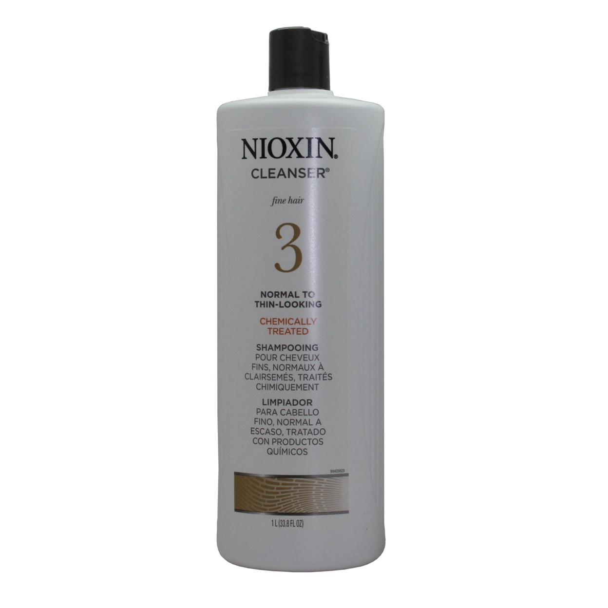 Nioxin System 3 Cleanser Shampoo, Fine Hair 33.8oz/1 Liter