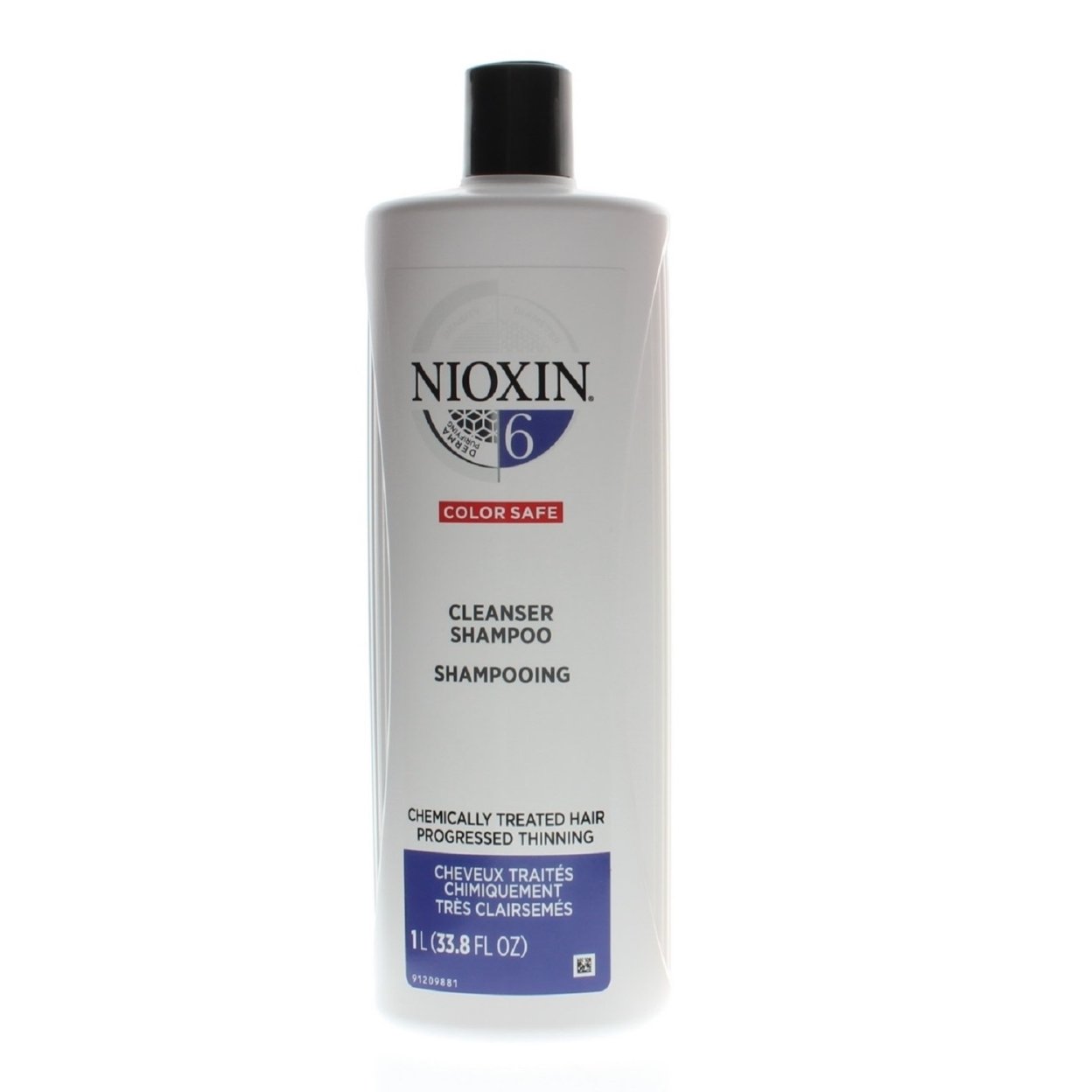Nioxin System 6 Cleanser Shampoo, Medium To Coarse 33.8oz/1 Liter