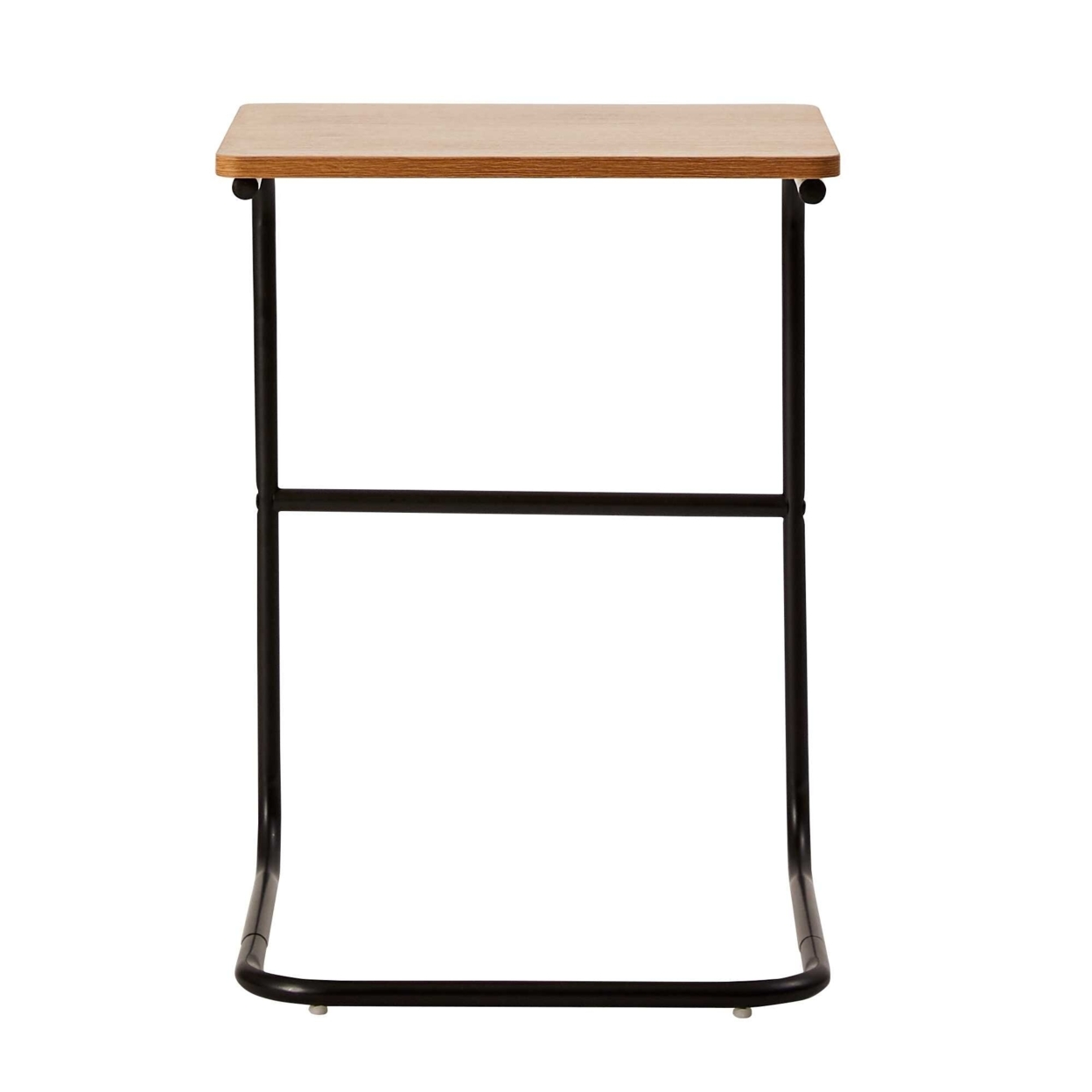 Querencia 18"x16"x24" Side Table with Acacia Top and Steel Base
