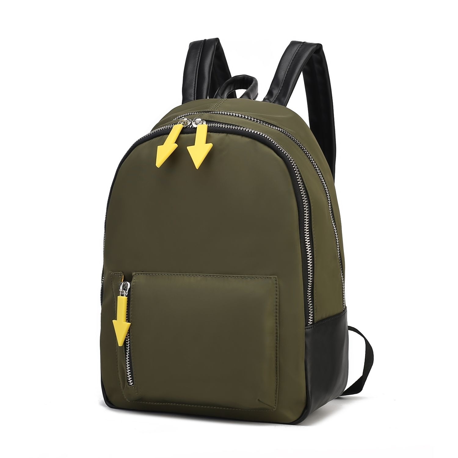 MKF Collection Sutton Arrow Unisex Backpack By Mia K. - Olive