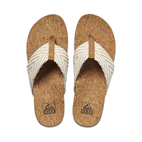 Reef Women's Sandals , Cushion Strand WHITE - WHITE, 7