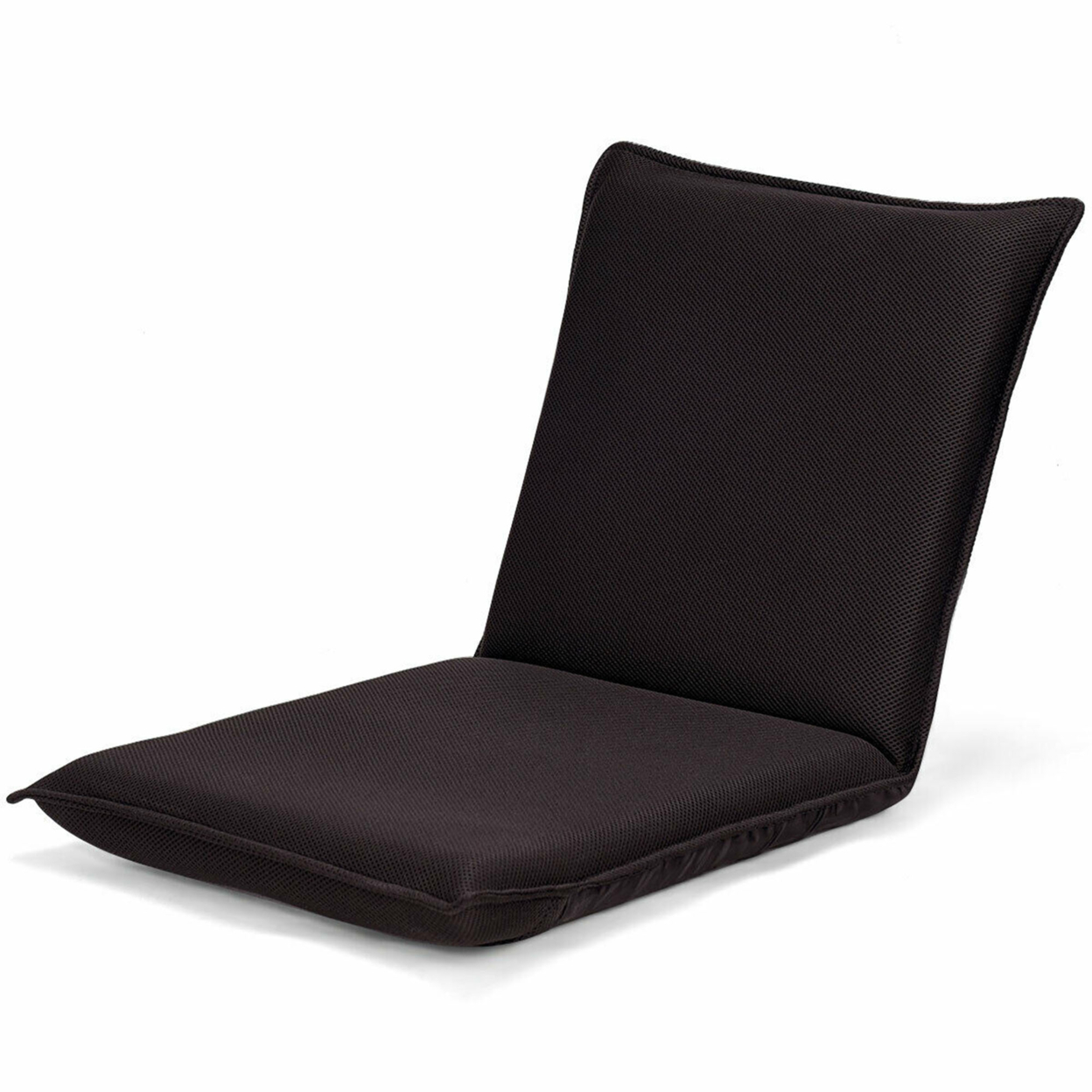 Adjustable 6-Position Floor Chair Folding Lazy Man Sofa Chair Multiangle Coffee